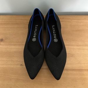 Rothy’s The Point in Black Solid